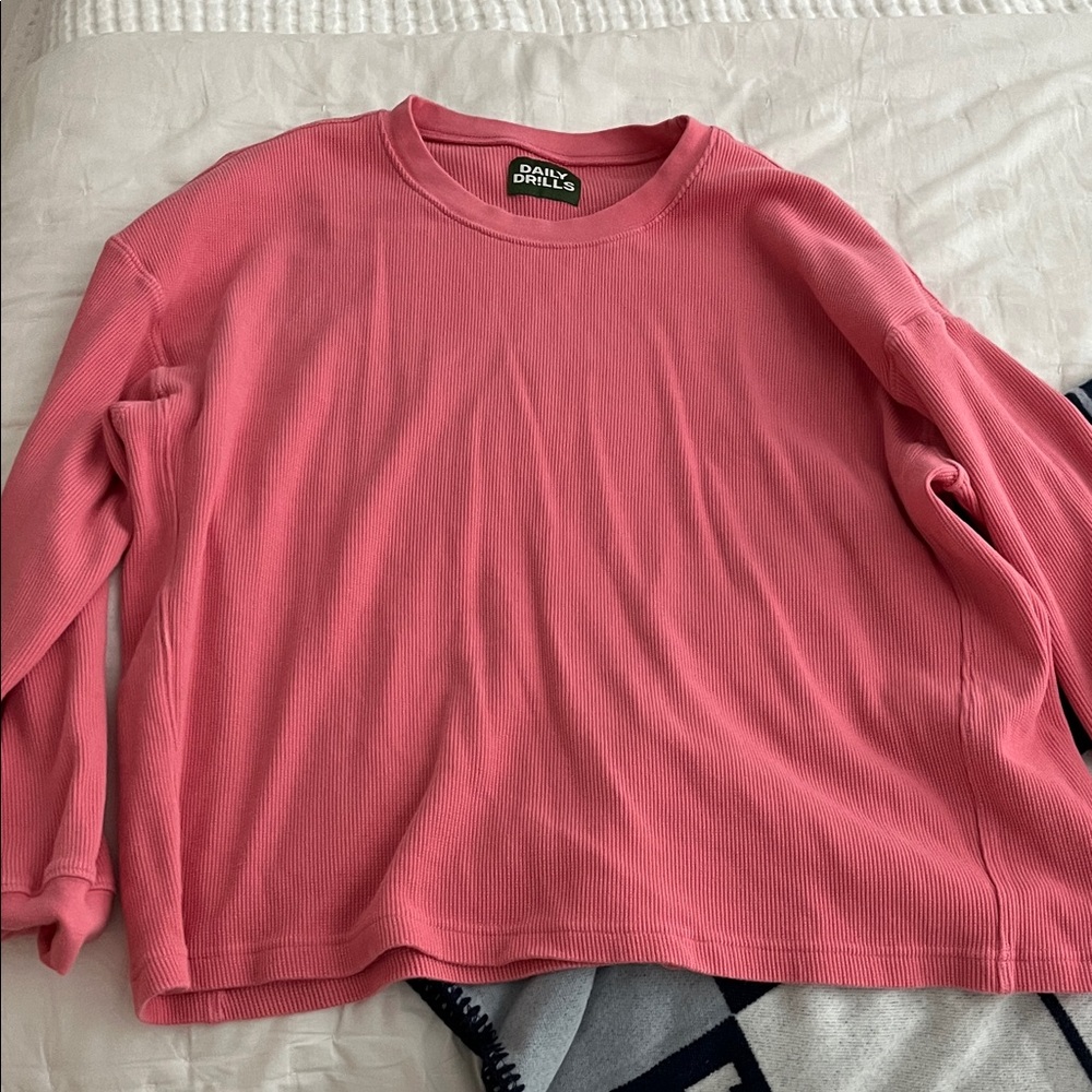 Daily Drills Coral Sweatshirt